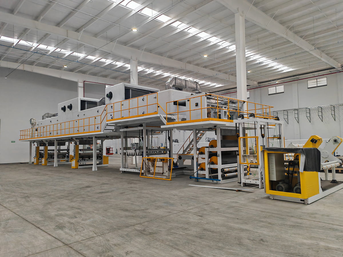 Линия по изготовлению/тиснению/покрытию из ПВХ/ПУ кожи